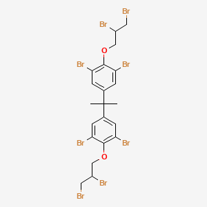 molecular formula C21H20Br8O2 B1265767 2,2-Bis[3,5-dibromo-4-(2,3-dibromopropoxy)phenyl]propane CAS No. 21850-44-2
