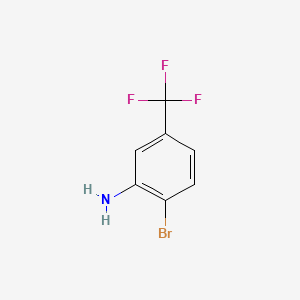 molecular formula C7H5BrF3N B1265768 2-Bromo-5-(trifluoromethyl)aniline CAS No. 454-79-5