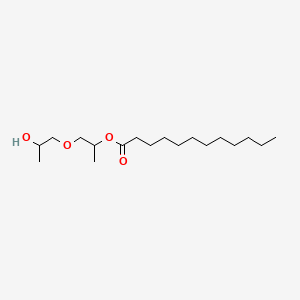 molecular formula C18H36O4 B12657683 2-(2-Hydroxypropoxy)-1-methylethyl laurate CAS No. 94108-26-6