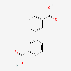 molecular formula C14H10O4 B1265771 Biphenyl-3,3'-dicarboxylic acid CAS No. 612-87-3