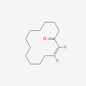 molecular formula C14H24O B12657724 Cyclotetradec-2-en-1-one CAS No. 55395-12-5