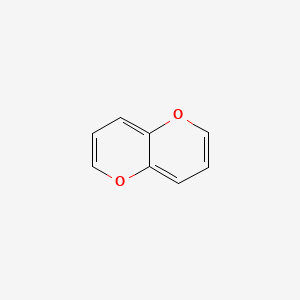 molecular formula C8H6O2 B12657725 Pyrano(3,2-b)pyran CAS No. 255-30-1