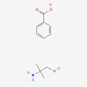 molecular formula C11H17NO3 B12657750 2-Amino-2-methylpropan-1-ol;benzoic acid CAS No. 72710-75-9