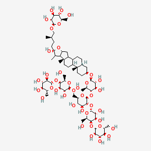 molecular formula C69H116O39 B12657810 Protoyuccoside H CAS No. 96351-52-9