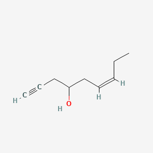 molecular formula C9H14O B12657824 (Z)-Non-6-en-1-yn-4-ol CAS No. 94088-14-9