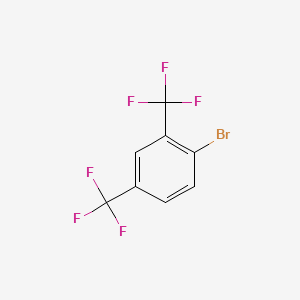 molecular formula C8H3BrF6 B1265783 2,4-Bis(trifluoromethyl)bromobenzene CAS No. 327-75-3