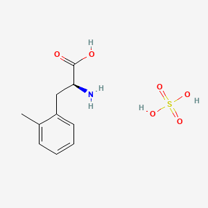 molecular formula C10H15NO6S B12657845 O-Methyl-3-phenyl-L-alanine hydrogen sulphate CAS No. 51186-39-1