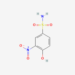 molecular formula C6H6N2O5S B1265787 4-羟基-3-硝基苯磺酰胺 CAS No. 24855-58-1