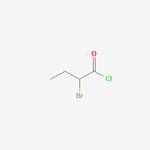 molecular formula C4H6BrClO B1265789 2-Bromobutyryl chloride CAS No. 22118-12-3