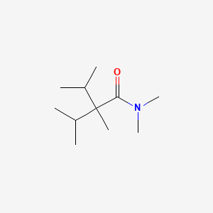 molecular formula C11H23NO B12657936 2-Isopropyl-N,N,2,3-tetramethylbutyramide CAS No. 51115-69-6
