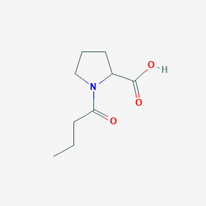 1-Butanoylpyrrolidine-2-carboxylic acid