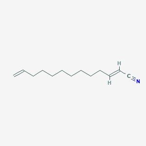 molecular formula C13H21N B12657944 2,12-Tridecadienenitrile CAS No. 134849-13-1