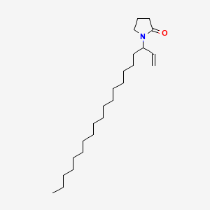 molecular formula C24H45NO B12657963 1-(Icos-1-EN-3-YL)pyrrolidin-2-one CAS No. 63231-83-4