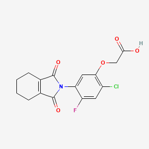 molecular formula C16H13ClFNO5 B1265798 Flumiclorac CAS No. 87547-04-4