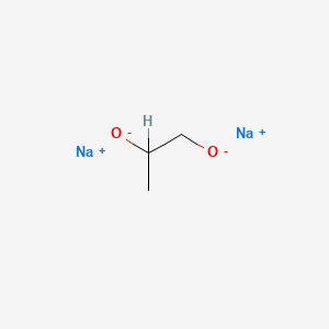 molecular formula C3H6Na2O2 B12657984 Disodium propane-1,2-diolate CAS No. 94006-28-7