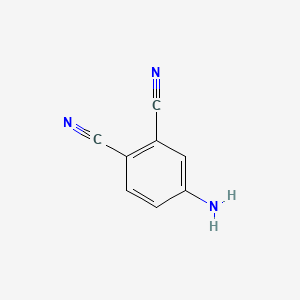 molecular formula C8H5N3 B1265799 4-Aminophthalonitrile CAS No. 56765-79-8
