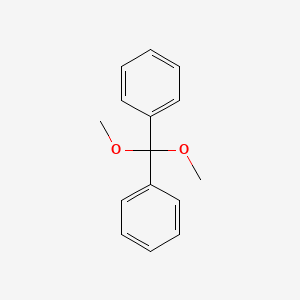 molecular formula C15H16O2 B1265805 Benzophenone dimethyl ketal CAS No. 2235-01-0