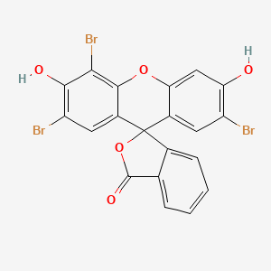 molecular formula C20H9Br3O5 B12658051 2',4',7'-Tribromofluorescein CAS No. 25709-84-6