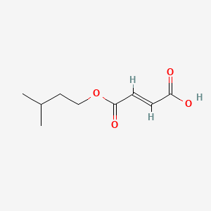 molecular formula C9H14O4 B12658059 3-Methylbutyl hydrogen 2-butenedioate CAS No. 93858-95-8