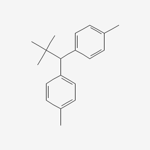 molecular formula C19H24 B12658068 Benzene, 1,1'-(2,2-dimethylpropylidene)bis(4-methyl- CAS No. 35509-17-2