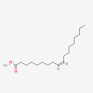 molecular formula C18H33CuO2 B12658081 Copper(1+) oleate CAS No. 20240-06-6