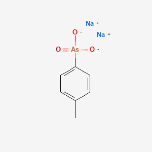 molecular formula C7H7AsNa2O3 B12658084 Disodium p-tolylarsonate CAS No. 94313-58-3