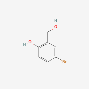 molecular formula C7H7BrO2 B1265809 5-Bromo-2-hydroxybenzyl alcohol CAS No. 2316-64-5