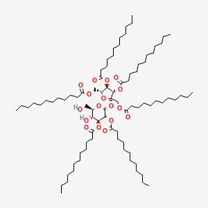 molecular formula C84H154O17 B12658101 Sucrose hexalaurate CAS No. 94139-22-7