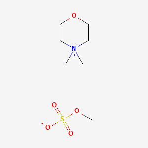 molecular formula C7H17NO5S B12658115 Morpholinium, 4,4-dimethyl-, methyl sulfate CAS No. 84333-56-2