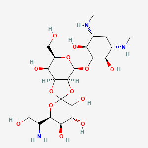 molecular formula C21H39N3O13 B12658123 Antibiotic AB-74 