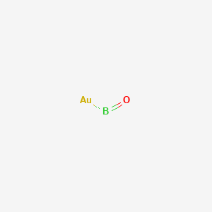 molecular formula AuBO B12658158 Gold monoboride monoxide CAS No. 12588-90-8