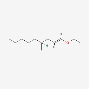 molecular formula C12H24O B12658177 1-Ethoxy-4-methylnon-1-ene CAS No. 94088-29-6