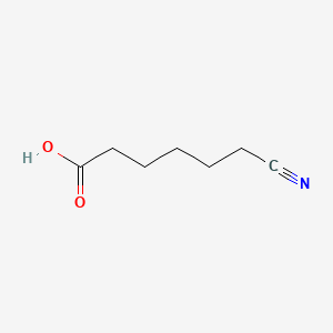 molecular formula C7H11NO2 B1265822 6-Cyanohexanoic acid CAS No. 5602-19-7
