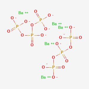 molecular formula Ba5O20P6 B12658268 Pentabarium bis(triphosphate) CAS No. 73830-73-6