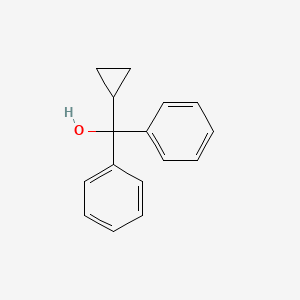molecular formula C16H16O B1265827 Cyclopropyldiphenylmethanol CAS No. 5785-66-0