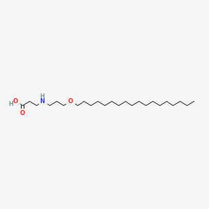 molecular formula C24H49NO3 B12658281 N-(3-(Octadecyloxy)propyl)-beta-alanine CAS No. 94113-46-9
