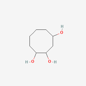 molecular formula C8H16O3 B12658288 Cyclooctane-1,2,4-triol CAS No. 94249-16-8