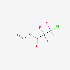 molecular formula C5H3ClF4O2 B12658290 Vinyl 3-chloro-2,2,3,3-tetrafluoropropionate CAS No. 84145-19-7