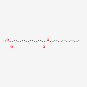 molecular formula C18H34O4 B12658307 Isononyl hydrogen azelate CAS No. 71850-13-0