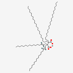 molecular formula C80H152CaO4 B12658325 Calcium di-1-docosyl bis(2-hexadecenyl)succinate CAS No. 84540-45-4