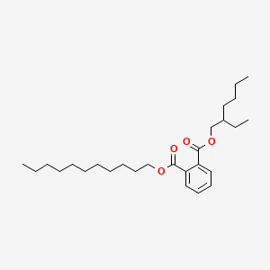 molecular formula C27H44O4 B12658346 2-Ethylhexyl undecyl phthalate CAS No. 85391-47-5