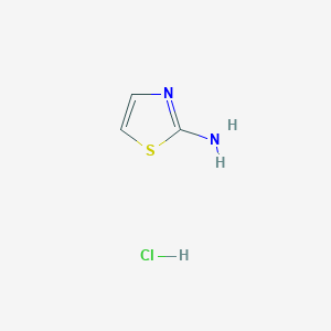 molecular formula C3H5ClN2S B1265835 2-Aminothiazole hydrochloride CAS No. 6142-05-8