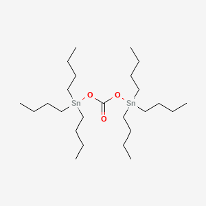 molecular formula C25H54O3Sn2 B12658351 Stannane, (carbonyldioxy)bis(tributyl- CAS No. 5035-69-8