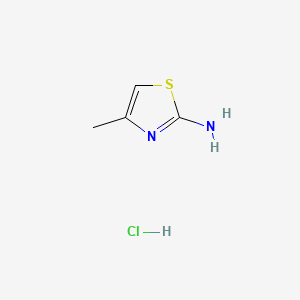 molecular formula C4H7ClN2S B1265836 2-氨基-4-甲基噻唑盐酸盐 CAS No. 6142-15-0