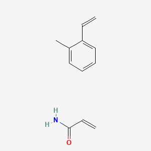 molecular formula C12H15NO B12658362 1-Ethenyl-2-methylbenzene;prop-2-enamide CAS No. 53549-48-7