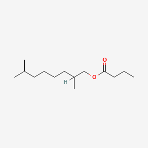 molecular formula C14H28O2 B12658387 2,7-Dimethyloctyl butyrate CAS No. 94277-02-8