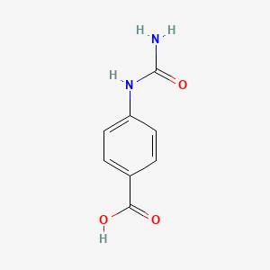 molecular formula C8H8N2O3 B1265840 4-[(Aminocarbonyl)amino]benzoic acid CAS No. 6306-25-8