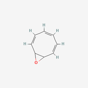 molecular formula C8H8O B12658402 9-Oxabicyclo(6.1.0)nona-2,4,6-triene CAS No. 4011-20-5