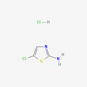 molecular formula C3H4Cl2N2S B1265844 2-Amino-5-chlorothiazole hydrochloride CAS No. 55506-37-1