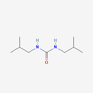 molecular formula C9H20N2O B12658442 Urea, N,N'-bis(2-methylpropyl)- CAS No. 1189-23-7